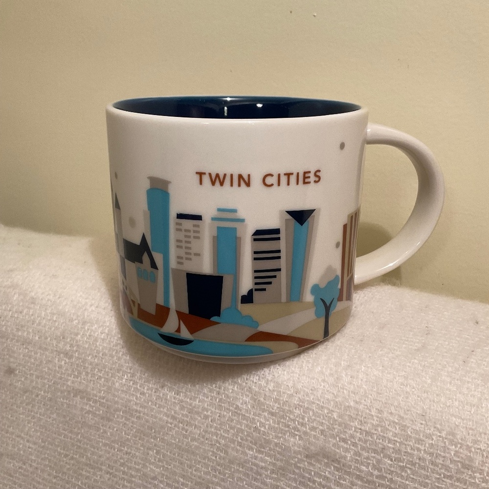 Starbucks Twin Cities You Are Here Collection Mug 2013 Coffee Tea 14 oz